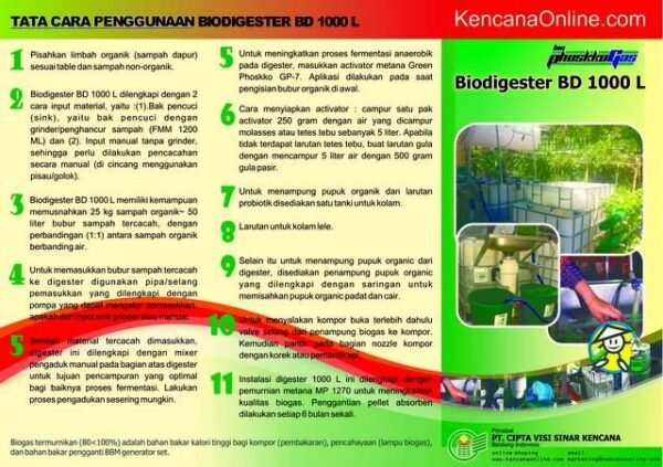 Brosur Biodigester Depan